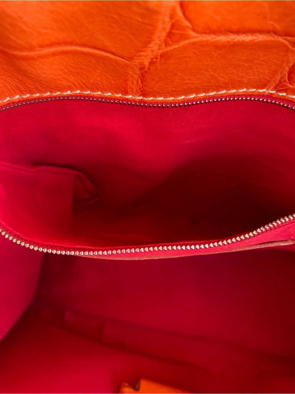 Dooney & Bourke Orange Crocodile Embossed Collector's Edition Rare Find, EUC - Picture 11 of 15